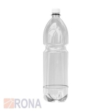 Бутылка ПЭТ с крышкой, 1л, d28мм, прозрачная, 100штук в коробе